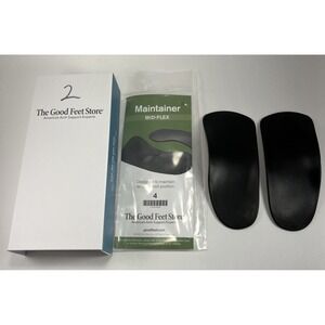 The Good Feet Store Mid-Flex 4 Maintainer Arch Support Insert Black